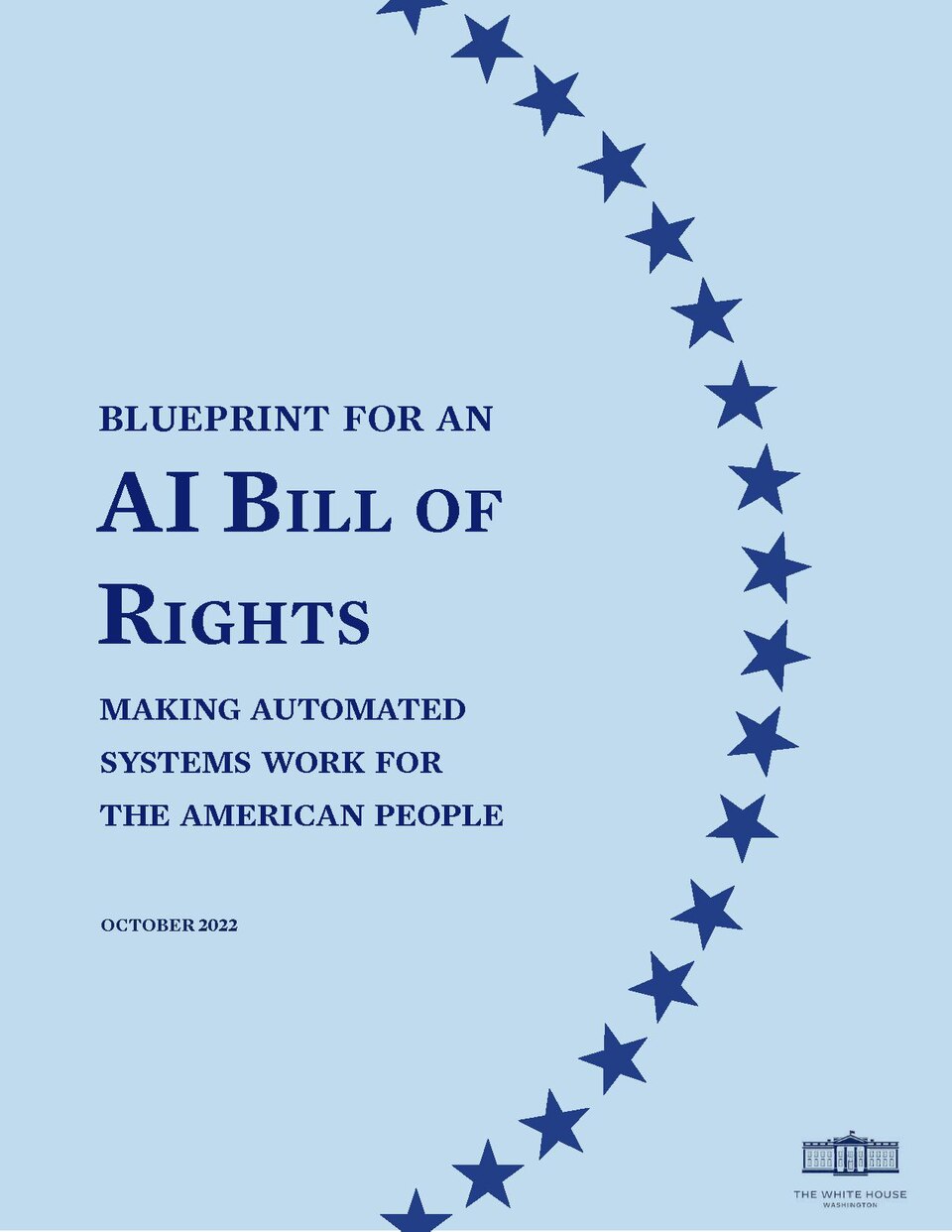 "Blueprint for an AI Bill of Rights: Making Automated Systems Work for the American People"