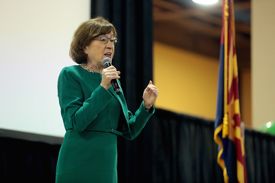 U.S. Senator Susan Collins speaking with attendees at the 2018 Small Business Expo at the Phoenix Convention Center in Phoenix, Arizona.

Please attribute to Gage Skidmore if used elsewhere.