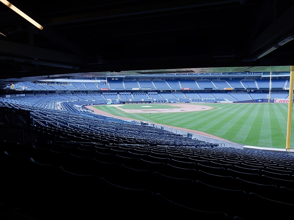 Interior view of Yankee Stadium in the Bronx, New York