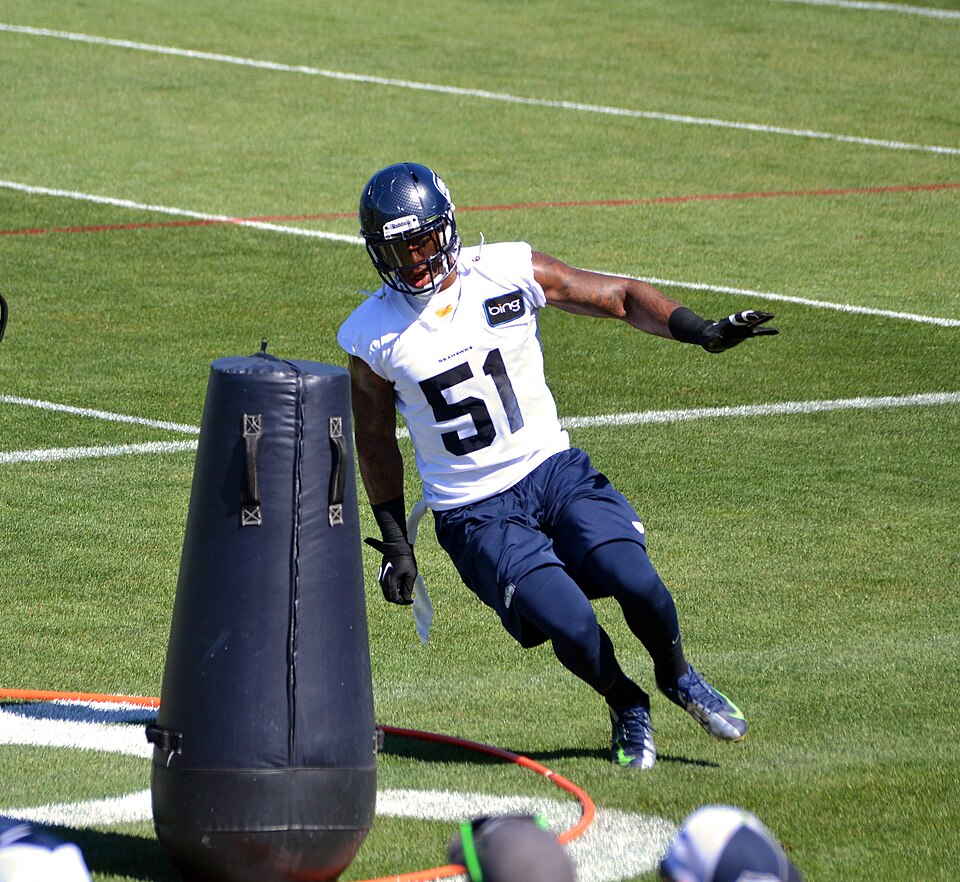 Bruce Irvin during 2013 training camp