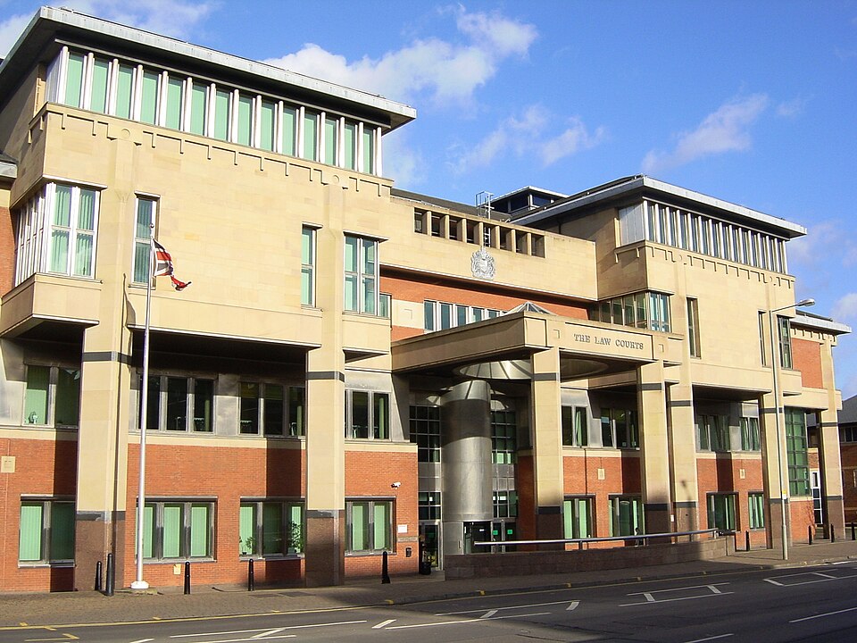 Sheffield Law Courts, 50 West Bar, Sheffield; the home of Sheffield Crown Court and Sheffield County Court