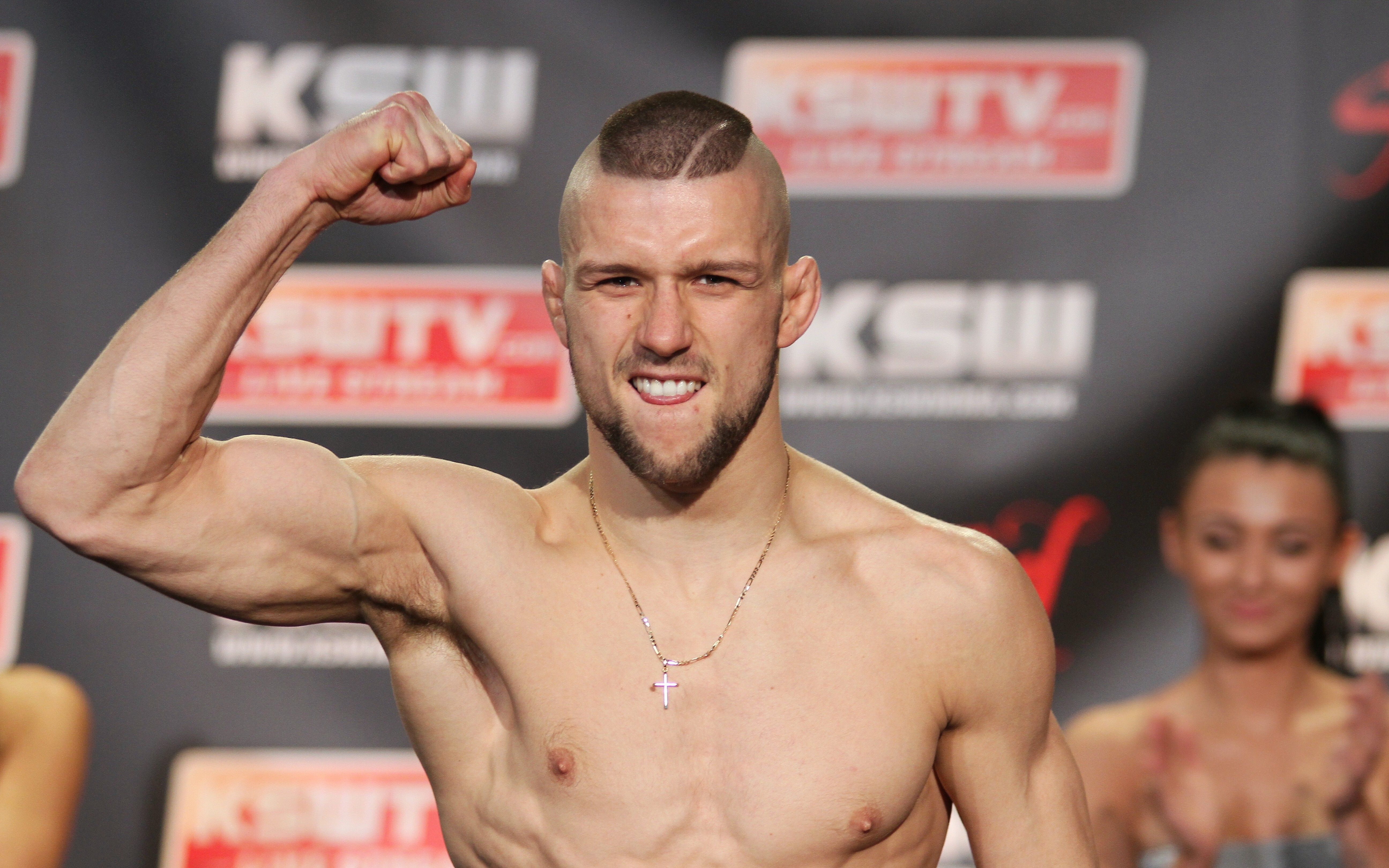 Mateusz Gamrot, ważenie przed galą KSW XXX.