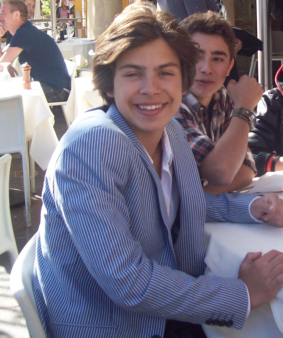 Jake T. Austin at the premiere for The Perfect Game