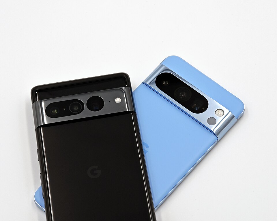 Google Pixel 8 Pro with Google Pixel 7 Pro