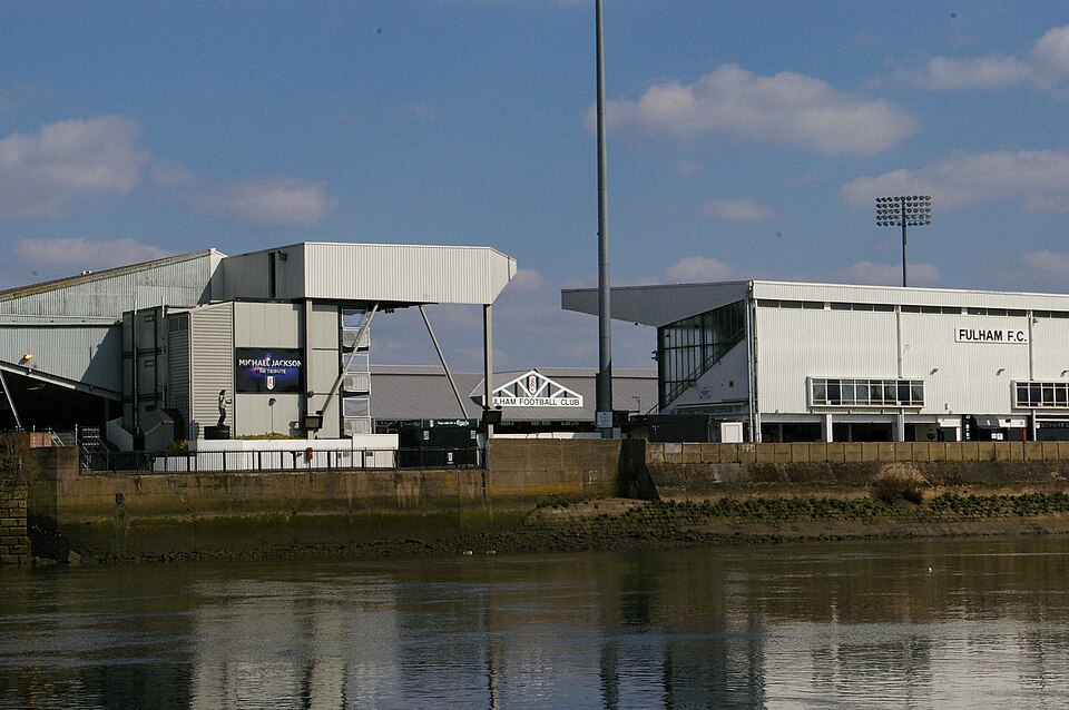 Craven Cottage, Fulham Football Club, from the river