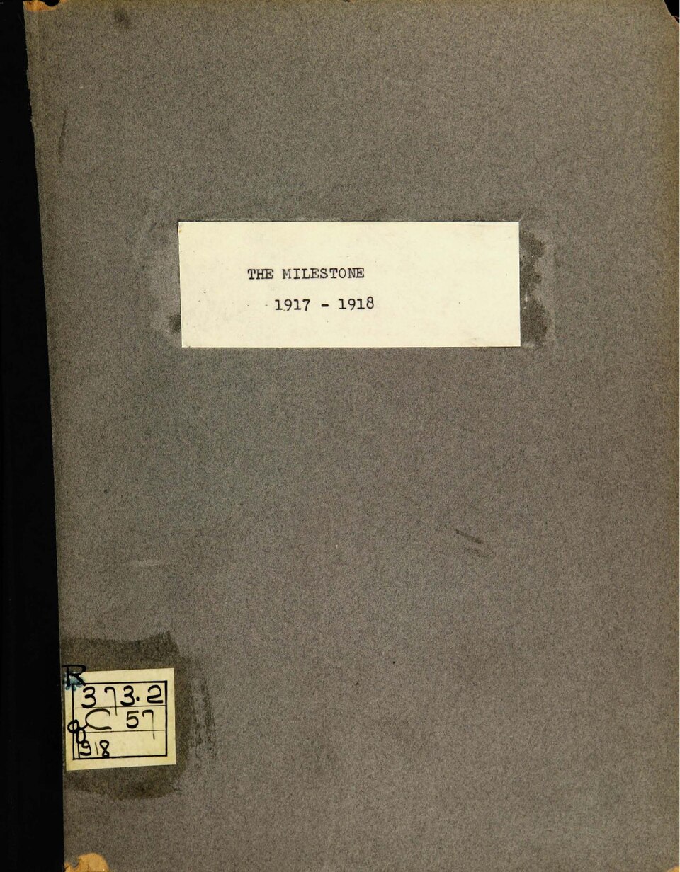 A yearbook from Miss Doherty's College Preparatory School for Girls in Cincinnati, Ohio