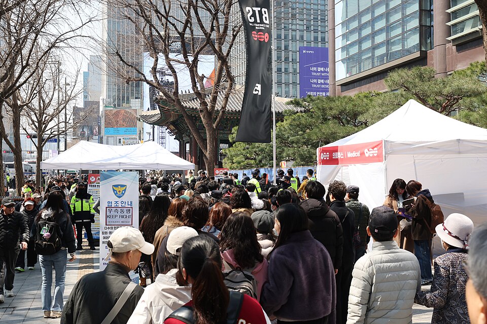 BTS COMEBACK LIVE: ARIRANG 
March 21, 2026 
Gwanghwamun Square, Seoul
Ministry of culture, sports and Tourism
Official Photographer : Lee jeong woo
All photographs in the official Flickr account of the Republic of Korea are available only for publication by news organizations and/or for public purpo