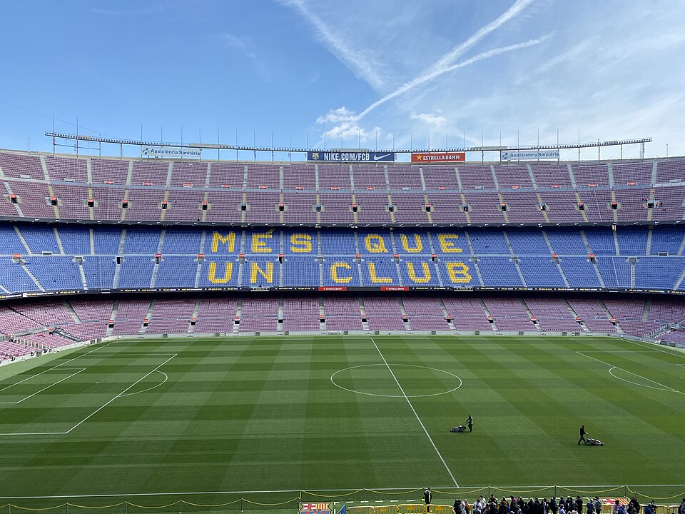 Camp Nou, Stadium of F.C. Barcelona.