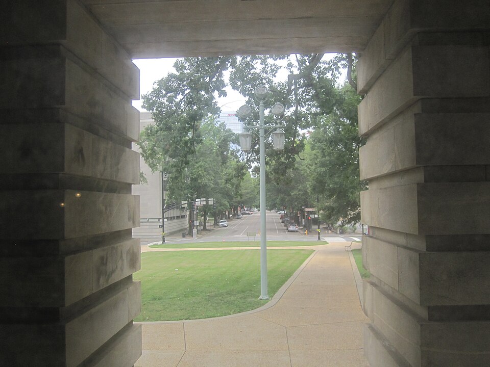 Exterior of the North Carolina State Capitol in Raleigh, North Carolina.