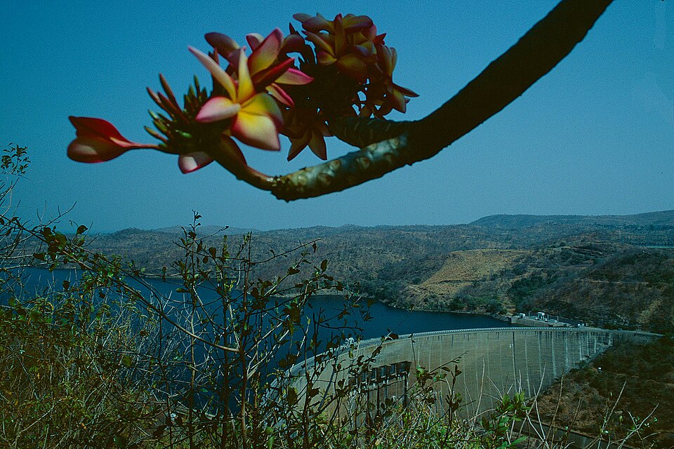 Dam at the Kariba lake, Zimbabwe