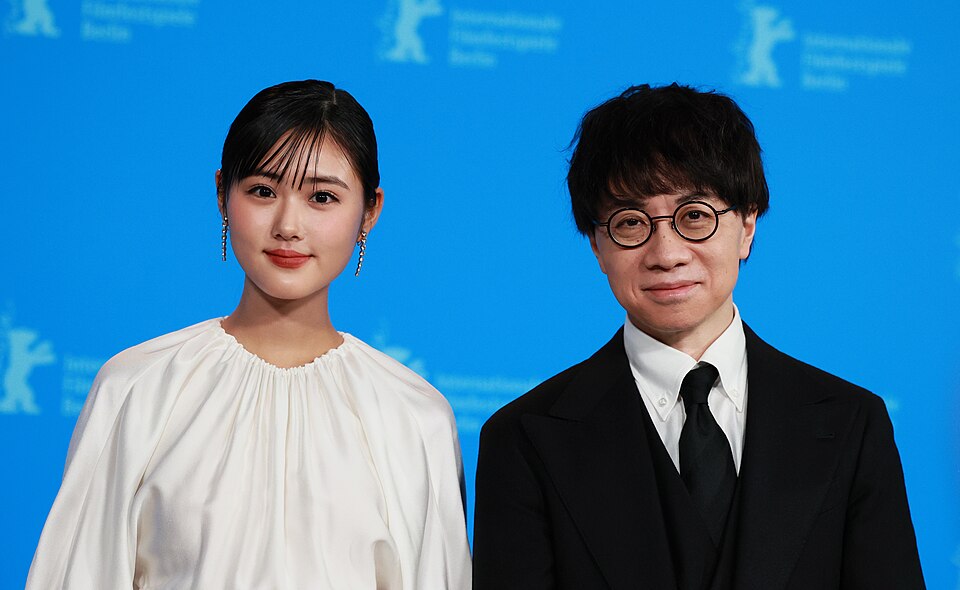 Makoto Shinkai and Nanoka Hara at Berlinale 2023