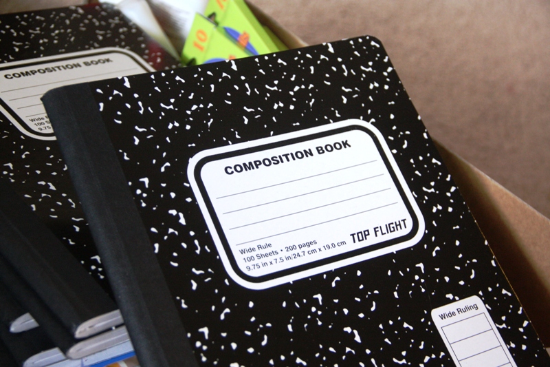 Composition notebook