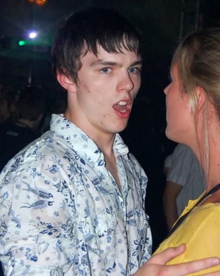 Nicholas Hoult On The Stage in Skins Party 2007.