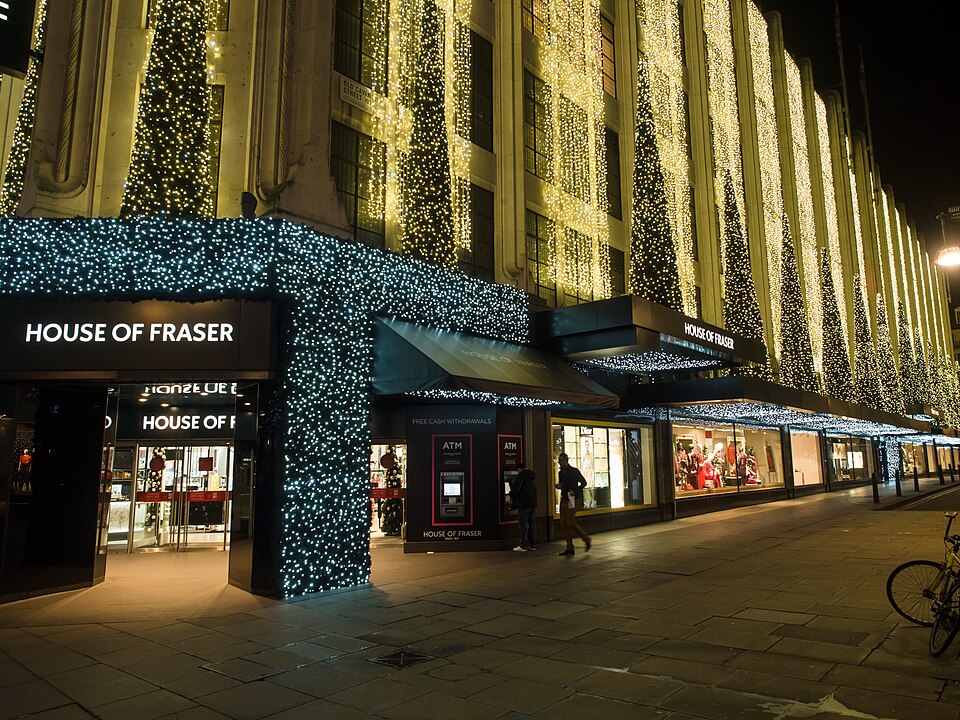 Lit up for Christmas in November; Oxford Street