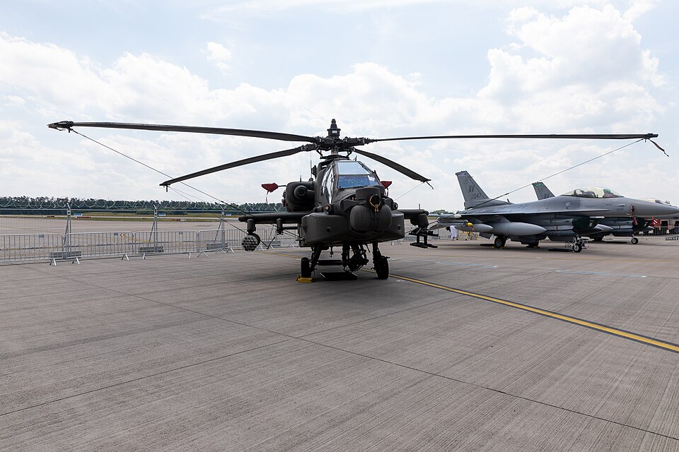 AH-64 Apache of the US Army on display at ILA Berlin Air Show 2024