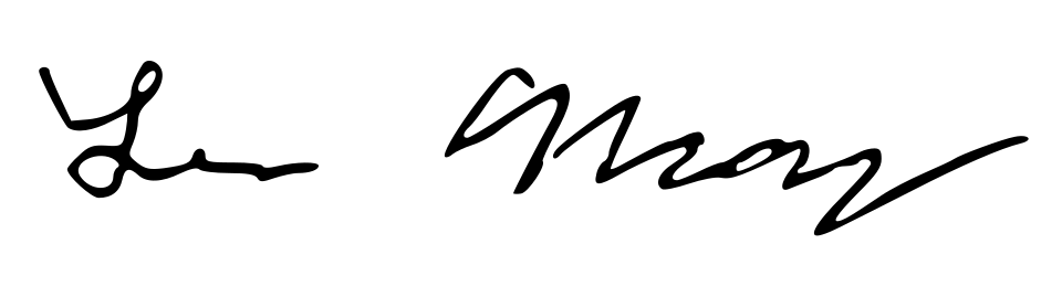 Signature of Luigi Mangione