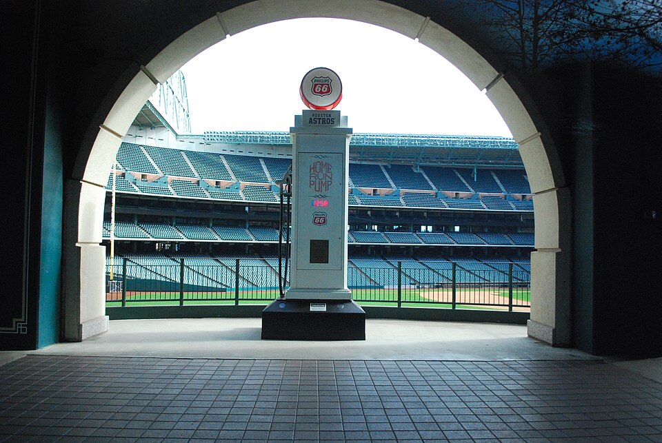 The Phillips 66 Home Run Pump at Minute Maid Park