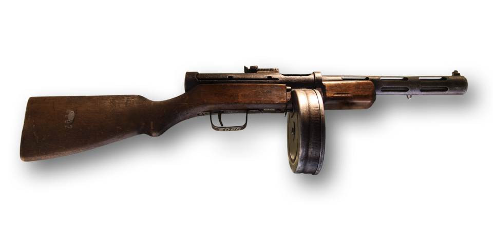 Soviet submachine gun PPD-40