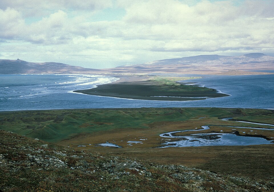 Note: Some of the following information may have arrived from the agency cut off or incomplete. Alternative Title: Togiak NWR-001. Creator: Smith, Michael. Description: Aerial view of the Togiak National Wildlife Refuge. Subjects: Aerial photography; Wildlife refuges; Scenics; Coastal environments.