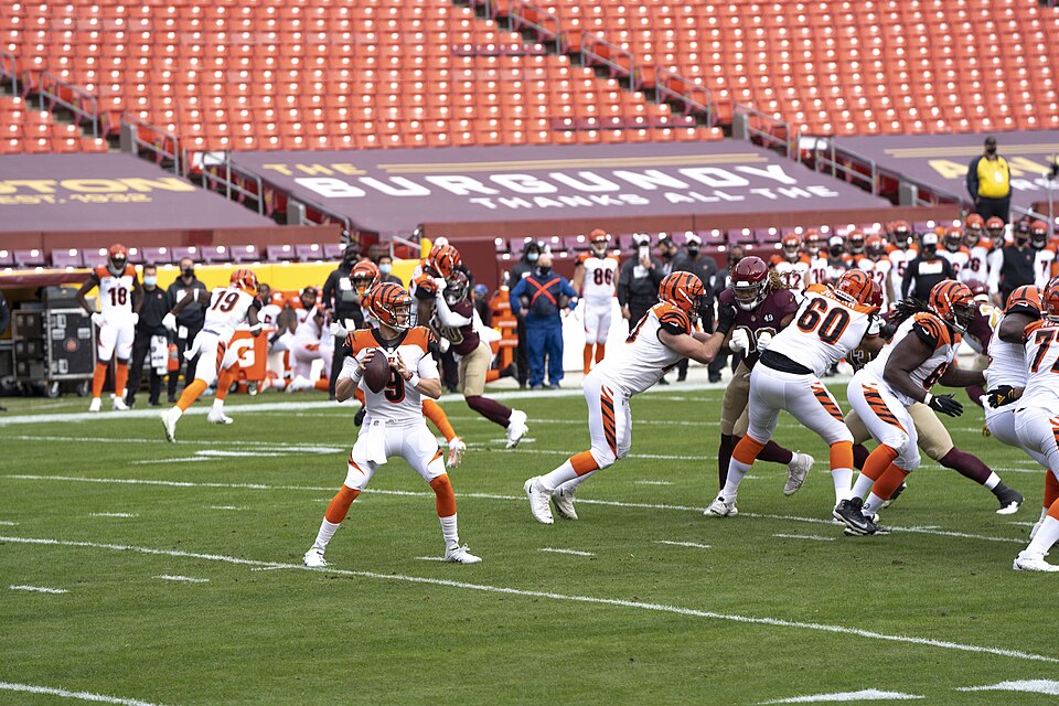 All-Pro Reels -- from the Washington Football Team vs. Cincinnati Bengals at FedEx Field, Landover, Maryland, November 22nd, 2020 (All-Pro Reels Photography)