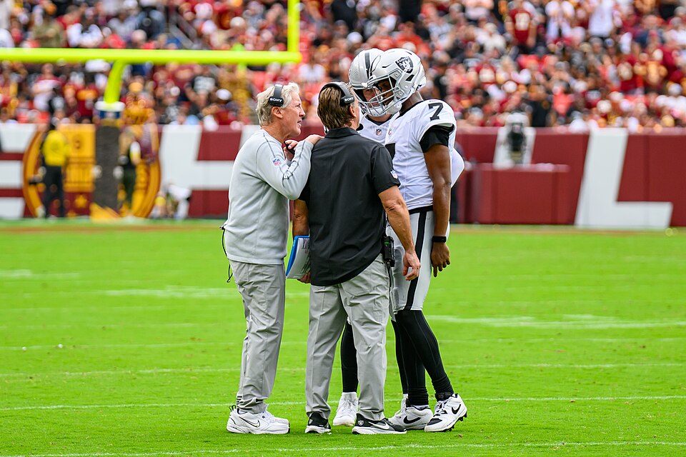 LANDOVER, MD - The Washington Commanders take on the Las Vegas Raider at Northwest Stadium in Week 3 of the 2025 NFL season. (Joe Glorioso / All-Pro Reels)