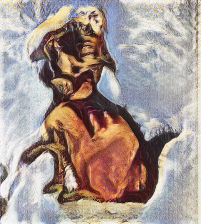 One of the images used in the world's first publication of AI (Artificial Intelligence) Artwork.