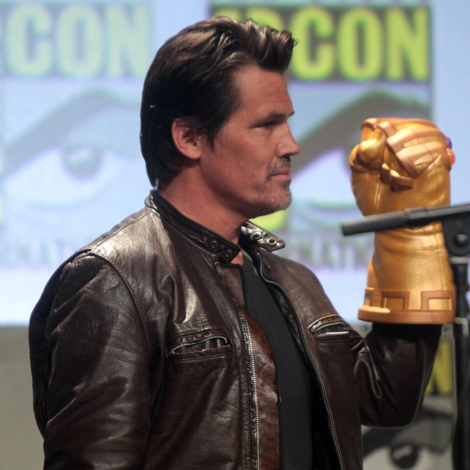 Josh Brolin promoting the film Avengers Age of Ultron at the 2014 San Diego Comic Con International.