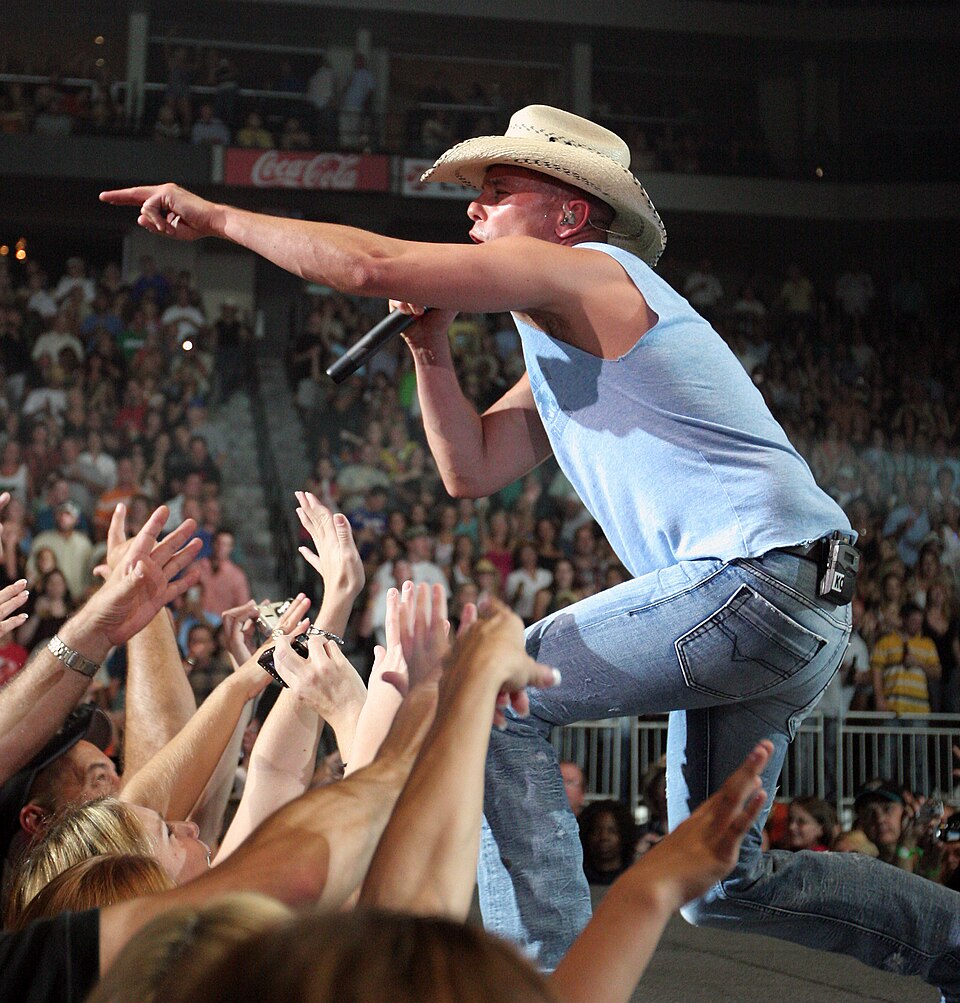 Kenny Chesney, during a performance in Jacksonville, Florida
