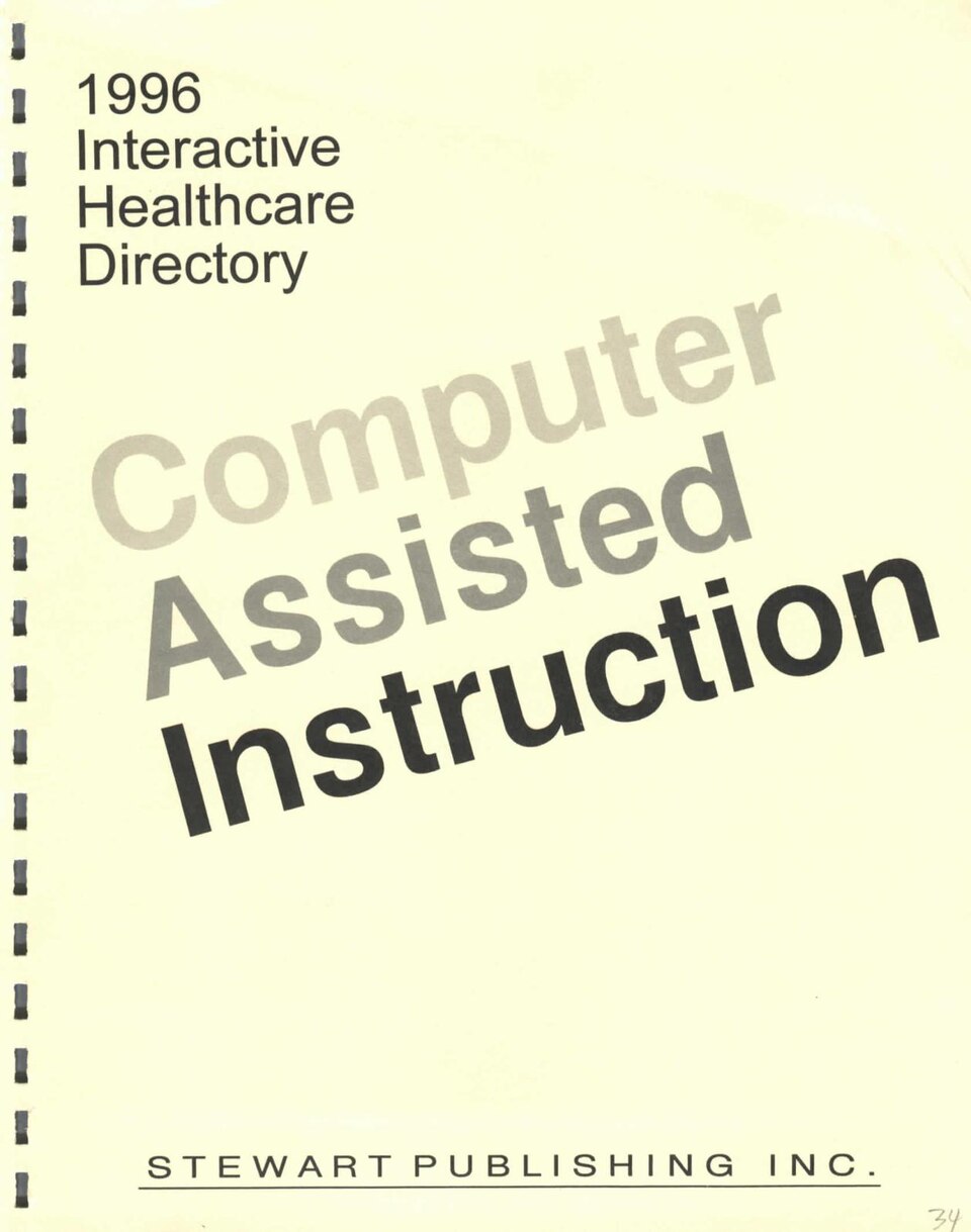 This year's Interactive Healthcare Computer-Assisted Instruction Directory contains 864 entries, 62 of them added since last year. In addition, titles from last year's Nursing Directory have been combined with the CAI Directory to form one directory that lists titles for students and professionals i