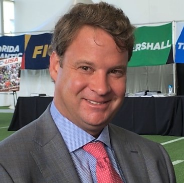 Lane Kiffin, head coach of the FAU Owls football team, at the 2018 Conference USA media days in Frisco, Texas.