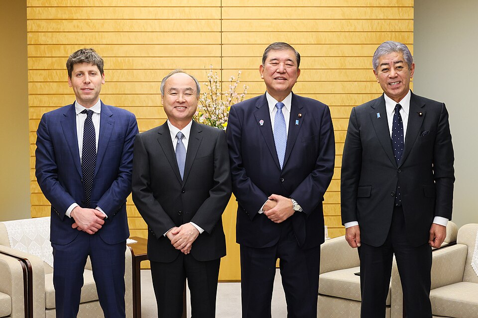 On February 3, 2025 (Reiwa 7), Shigeru Ishiba (then Prime Minister of Japan) met with Masayoshi Son and Sam Altman at the Prime Minister's Residence.