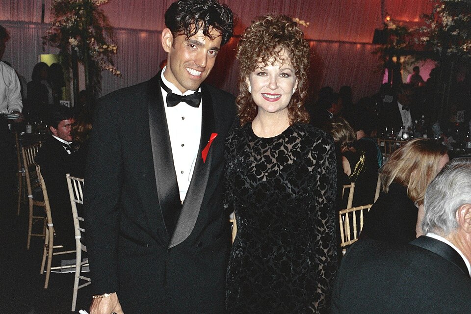 Jim Turilli with Shelley Fabares at the Governor's Ball following the Emmy Awards telecast, 1993 - Permission granted to copy, publish, broadcast or post but please credit "photo by Alan Light" if you can