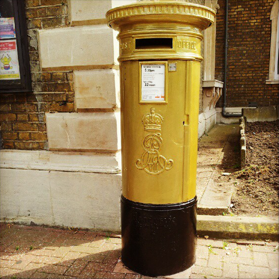 @ Team GB Gold PostBox - Pete Reed (Men's Four Rowing) 4sq.com/PcDssp (posted via FlickSquare)