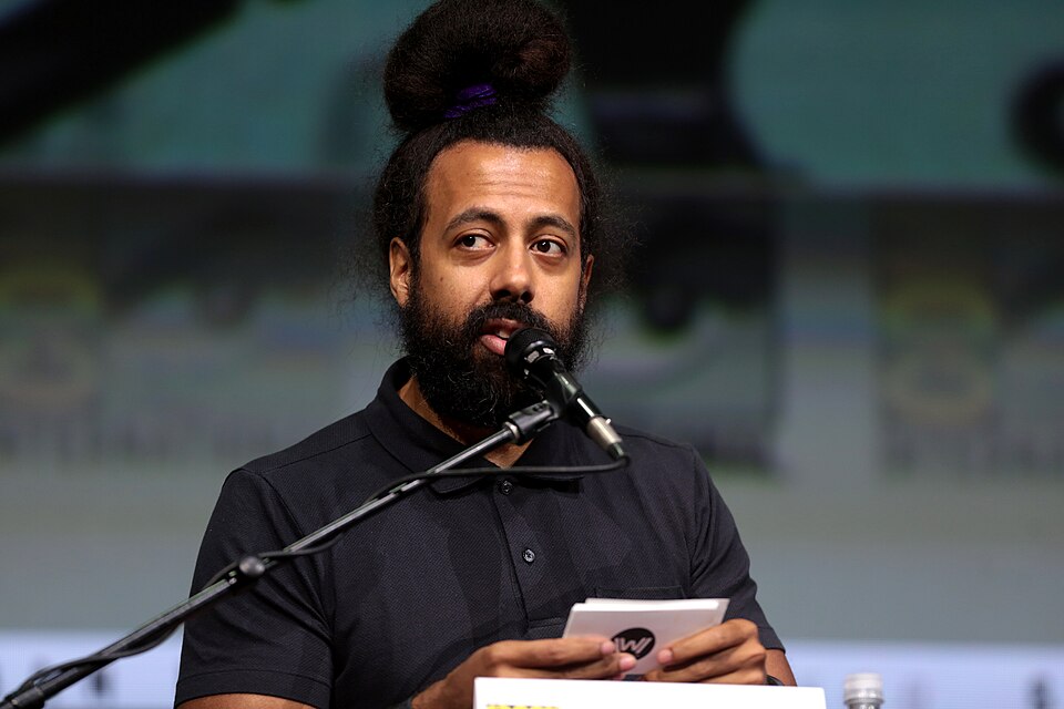 Reggie Watts speaking at the 2017 San Diego Comic Con International, for "Westworld", at the San Diego Convention Center in San Diego, California.

Please attribute to Gage Skidmore if used elsewhere.