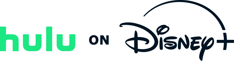 This is the logo of Hulu on Disney+ used since March 27, 2024 following the merger of two streaming services into a single bundle.