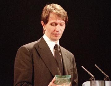 Gary Oldman in 2000, photographed and scanned from analogue, most specks removed (further cropped from original)