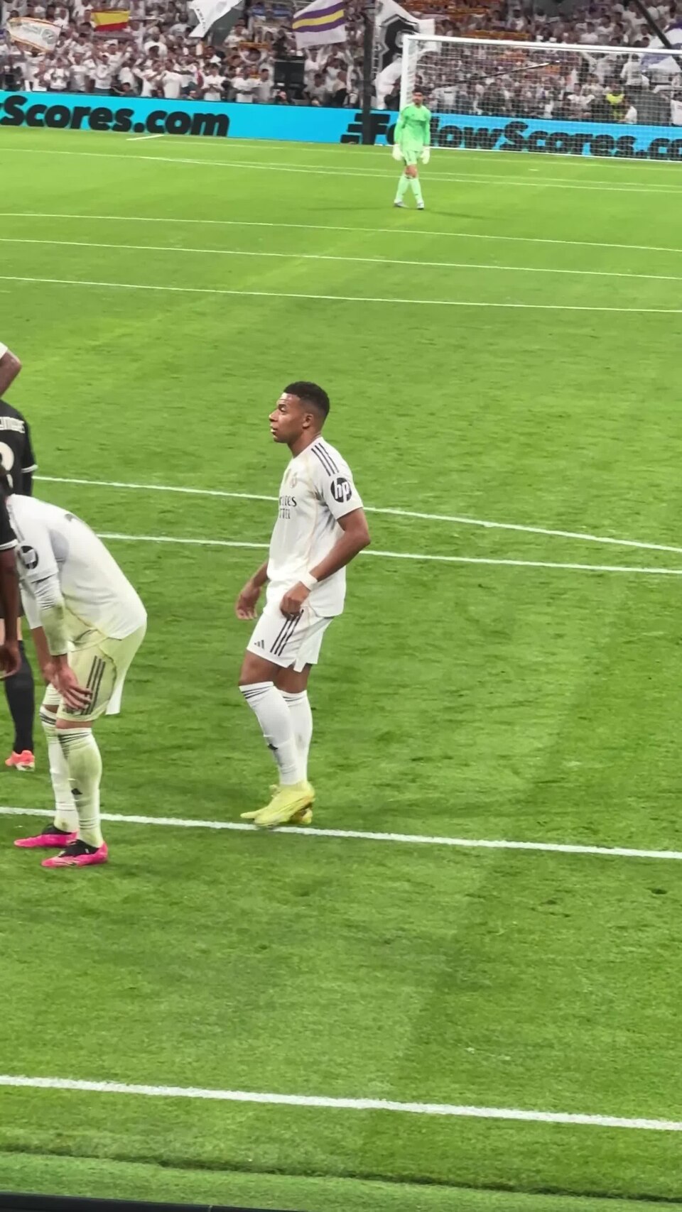 Kylian Mbappe at Real Madrid's UEFA Champions League game versus Juventus Turin on 22 October 2025