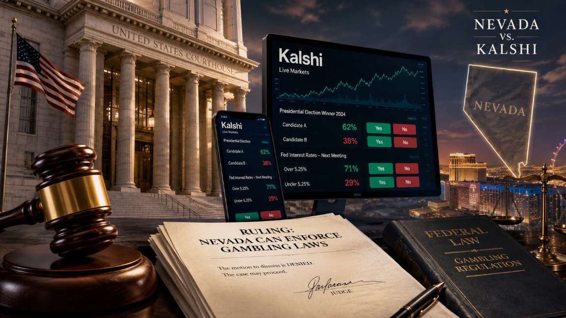 Federal Court Rules Nevada Can Enforce Gambling Laws Against Prediction Market Kalshi