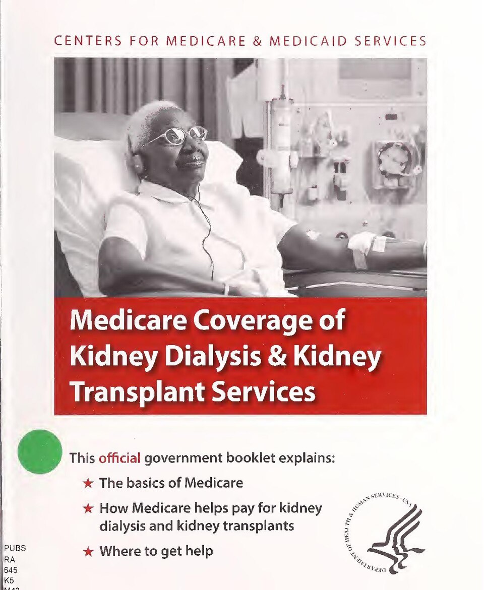 Description based on: Dec. 2003; title from cover
Latest issue consulted: Rev. Nov. 2004
Subjects: Medicare; Hemodialysis; Kidneys