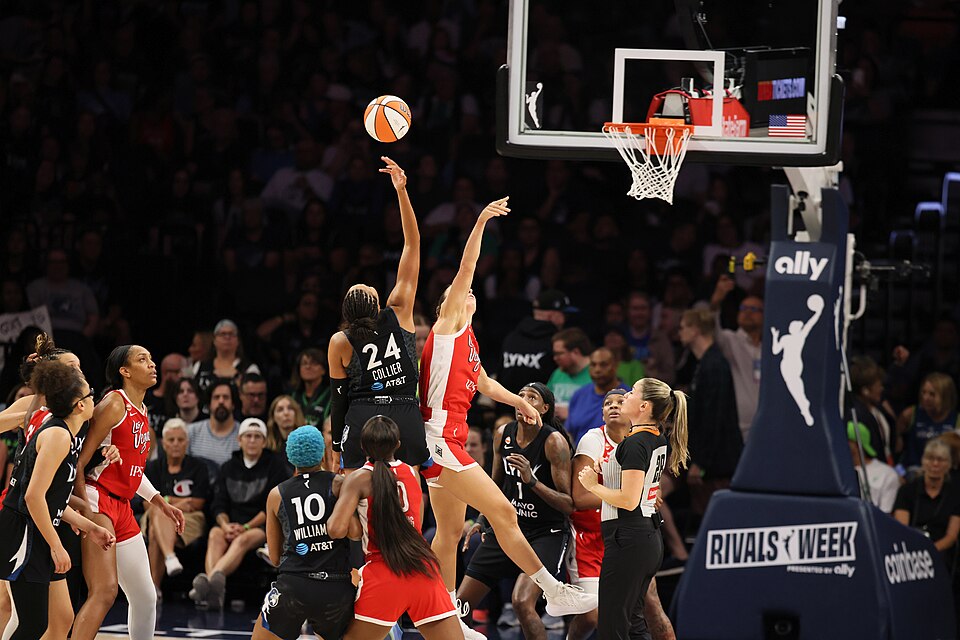 Minnesota Lynx vs. Las Vegas Aces at the Target Center in Minneapolis, Minnesota, August 8, 2026. (Lynx won 98–87).