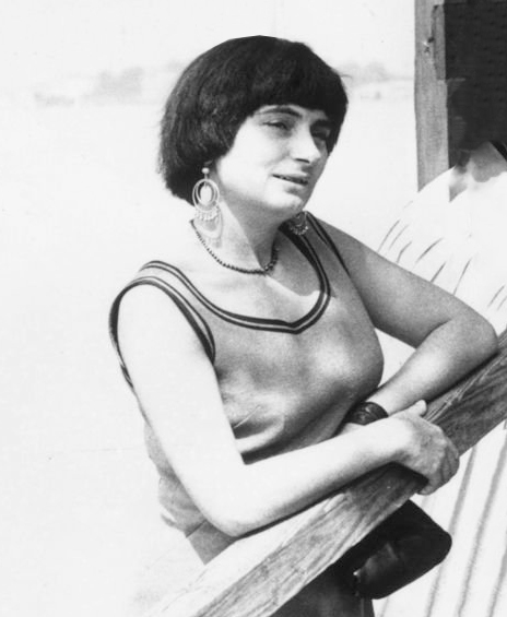 1962:  French director Agnes Varda at the Venice Film Festival  'Cleo 5 a 7'.  (Photo by Keystone)