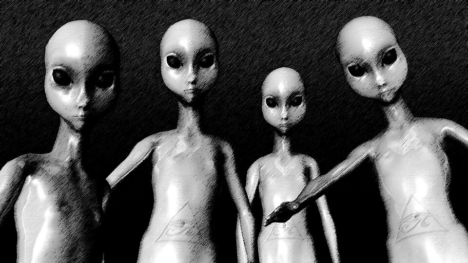 POV of an alien abduction experience.