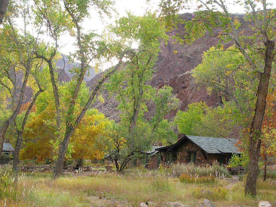 Phantom Ranch, at the bottom of the Grand Canyon is 2,550 feet above sea level; making it about 4,600 feet lower than the South Rim about 5,800 feet lower than the North Rim. The average daily high and low temperatures in Fahrenheit are 106/78 during July, and 56/36 in January. Phantom Ranch is loca