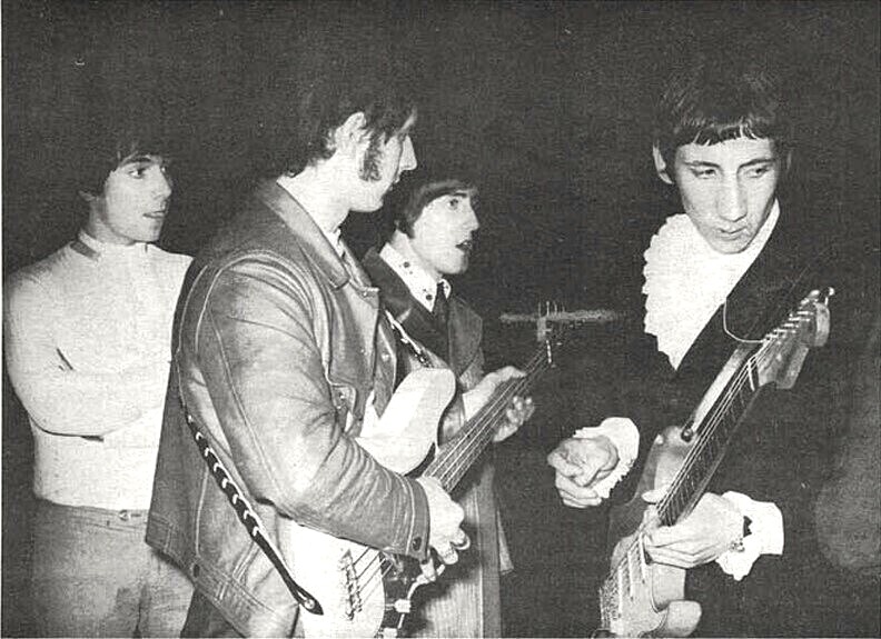 The Who in 1967. From left: Moon, Entwistle, Daltrey, Townshend