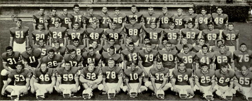 Photograph of 1966 Florida Gators football team