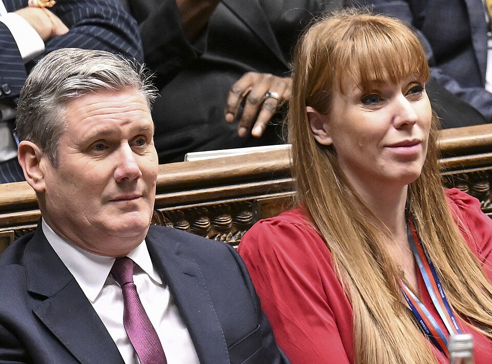 Members of the opposition frontbench and shadow cabinet of Sir Keir Starmer, Leader of the Opposition and Leader of the Labour Party, at Prime Minister's Questions, 7 February 2024.