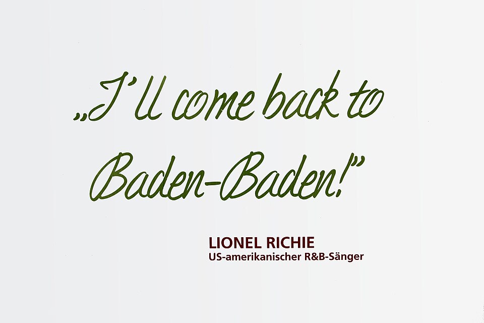 Quotation on Baden-Baden