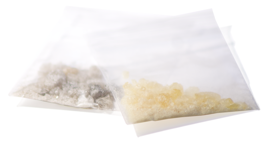 Photo of MDMA crystals (aka ecstasy, Molly)