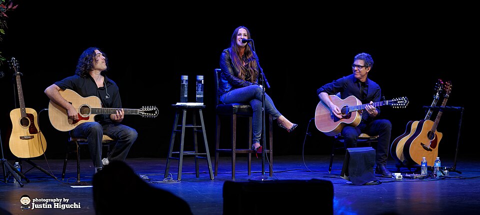 Alanis Morissette performing live at Marianne Williamson's pre-election rally, held at the Saban Theater in Beverly Hills California, on Monday May 19th, 2014.