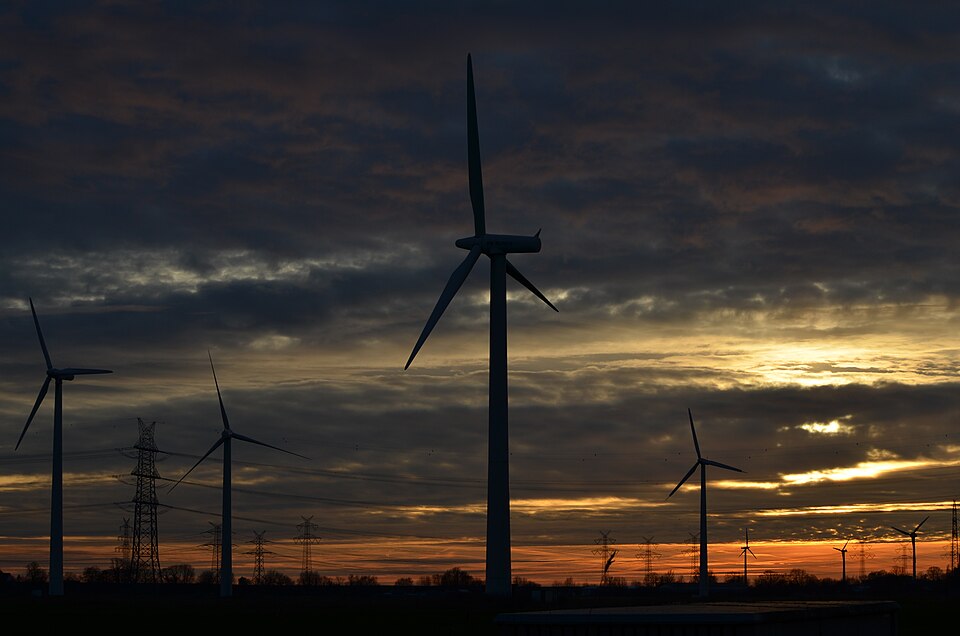 AN Bonus wind turbines in Brunsbüttel